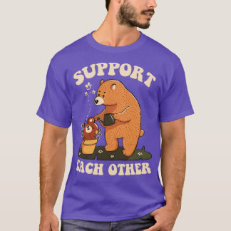 Support Each Other Lovely Bears by Tobe Fonseca T-Shirt