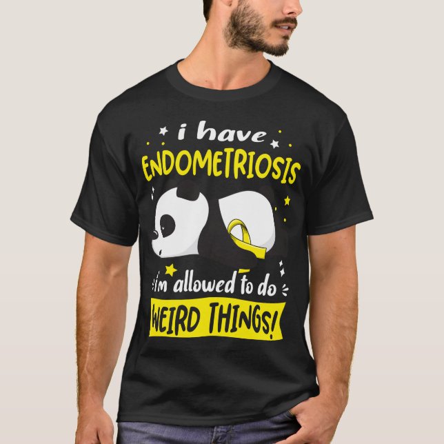 Support Endometriosis Awareness Gifts T-Shirt (Front)