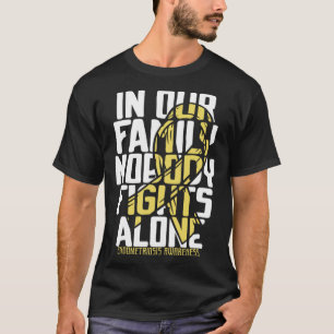 Support Endometriosis Warrior Family Disease Aware T-Shirt