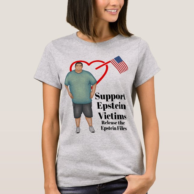 Support Epstein Victims T-Shirt (Front)
