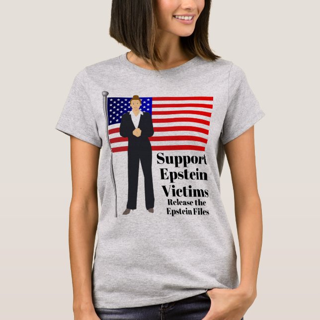 Support Epstein Victims T-Shirt (Front)