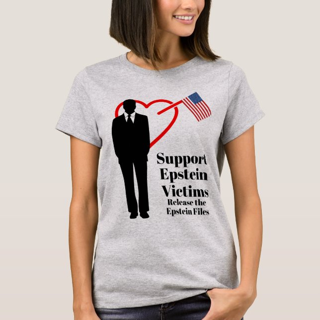 Support Epstein Victims T-Shirt (Front)