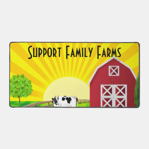 Support Family Farms Desk Mat