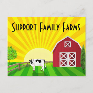 Support Family Farms Postcard