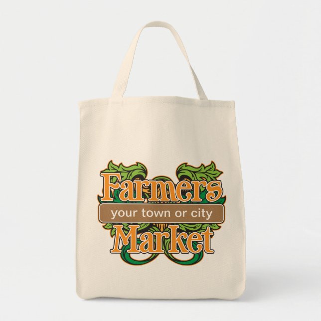 Support Farmers Market Tote Bag (Front)