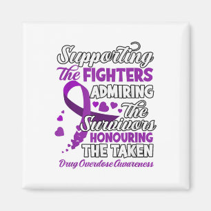Support Fighter Honouring Taken Substance Overdose Magnet