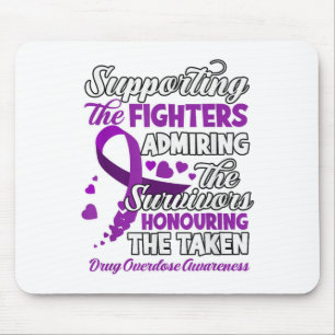 Support Fighter Honouring Taken Substance Overdose Mouse Mat