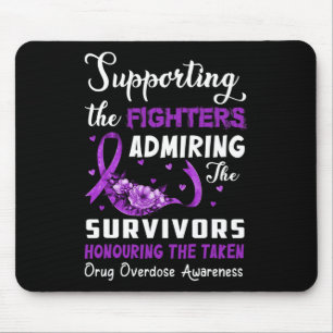 Support Fighters Honouring Taken Drug Overdose Awa Mouse Mat