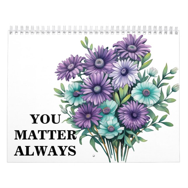 SUPPORT FOR SUICIDE AWARENESS AND PREVENTION CALENDAR (Cover)