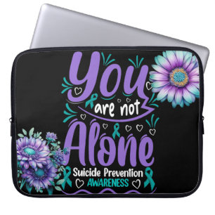 SUPPORT FOR SUICIDE AWARENESS AND PREVENTION LAPTOP SLEEVE
