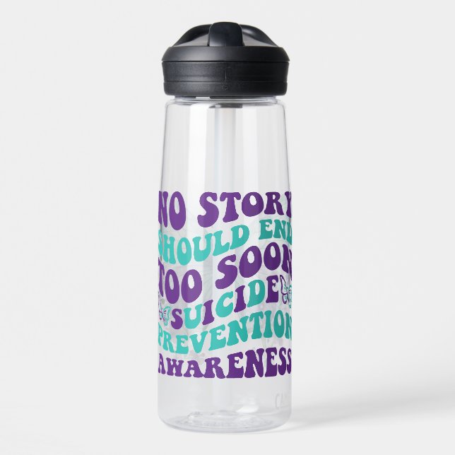 SUPPORT FOR SUICIDE AWARENESS AND PREVENTION WATER BOTTLE (Front)