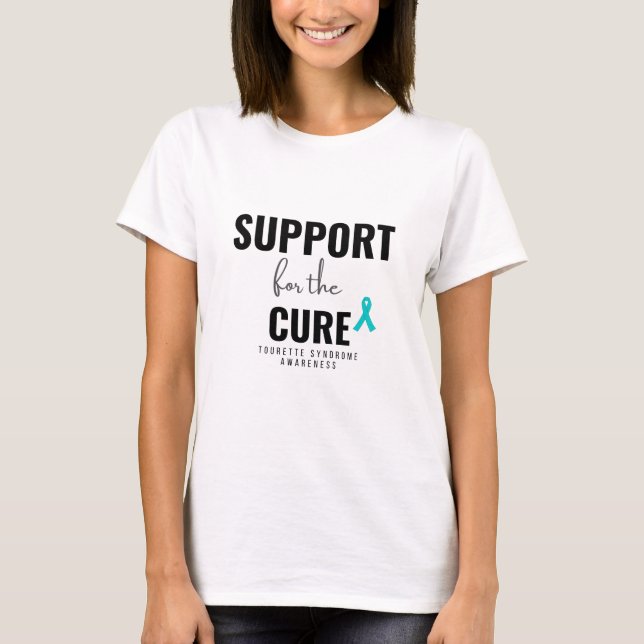 support for the cure Tourette's womens T-Shirt (Front)