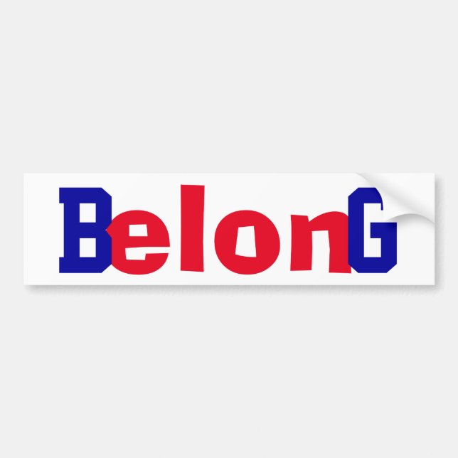 Support Freedom Free Speech absolutist B-elon-g Bumper Sticker (Front)