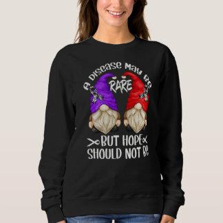 Support Gnomes For Girls Rare Disease Awareness Da Sweatshirt