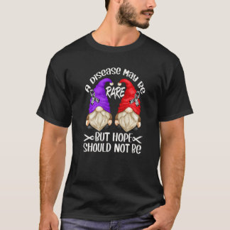 Support Gnomes For Girls Rare Disease Awareness Da T-Shirt