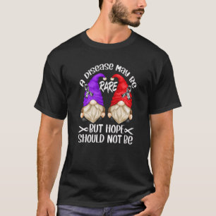 Support Gnomes For Girls Rare Disease Awareness Da T-Shirt