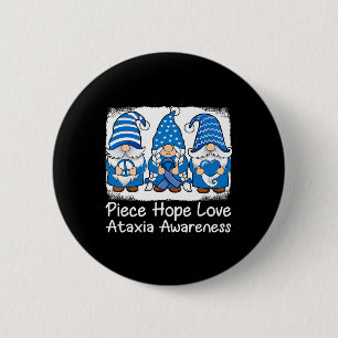 Support Gnomes With Ribbon Blue Ataxia Awareness 1 6 Cm Round Badge