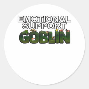 Support Goblin Classic Round Sticker
