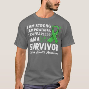 Support Green Ribbon Survivors Of Mental Health Aw T-Shirt