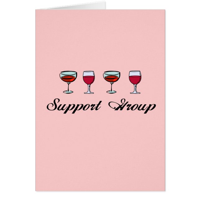 Support Group Wine Glasses (Front)