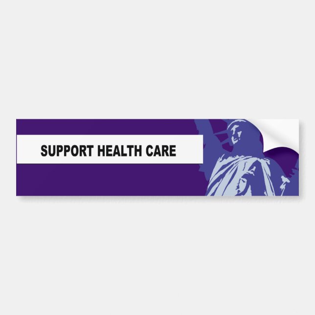 SUPPORT HEALTH CARE BUMPER STICKER (Front)