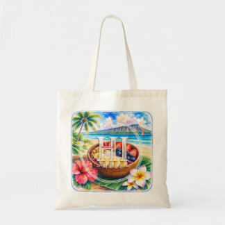 Support HIMELE Hawaiian Tote Bag Açaí Bowl