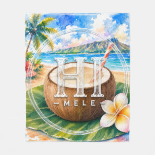 Support HIMELE Throw Blanket Coconut