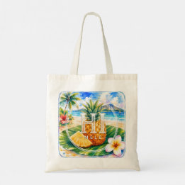 Support HIMELE Tote Bag Pineapple