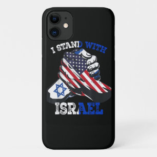 Support I Stand with Israel Jewish Heritage iPhone 11 Case
