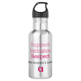 Support Inclusion Respect Water Bottle
