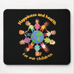 Support International Children's Day Planet Earth Mouse Mat