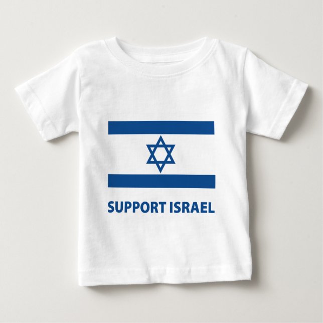 Support Israel Baby T-Shirt (Front)