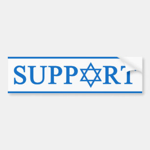 Support Israel Bumper Sticker