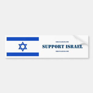Support Israel bumper sticker