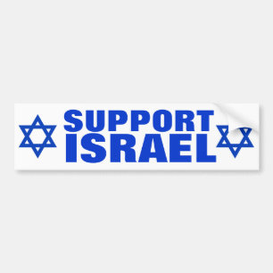 Support Israel Bumper Sticker