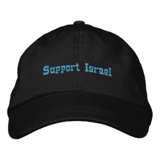 Support Israel Embroidered Hat