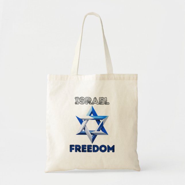 Support Israel, freedom, stand with israel Tote Bag (Front)