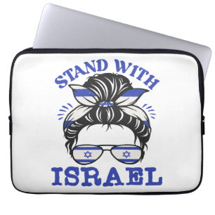 Support Israel - I Stand With Israel Laptop Sleeve