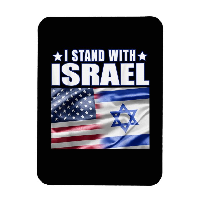 Support Israel I Stand with Israel  Magnet (Vertical)
