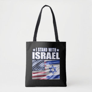 Support Israel I Stand with Israel  Tote Bag