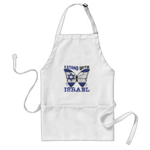 Support Israel - I Stand With Israeli Standard Apron