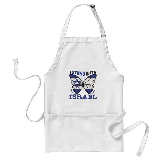 Support Israel - I Stand With Israeli Standard Apron (Front)