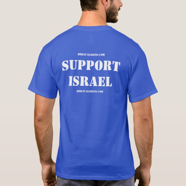 Support Israel Tee (Back)