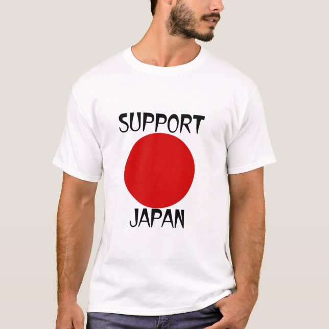 SUPPORT JAPAN - Japan Earthquake Relief T-Shirt (Front)