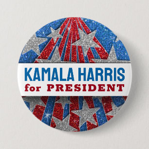 Support Kamala Harris 2024: Gear Up for a Future o 7.5 Cm Round Badge
