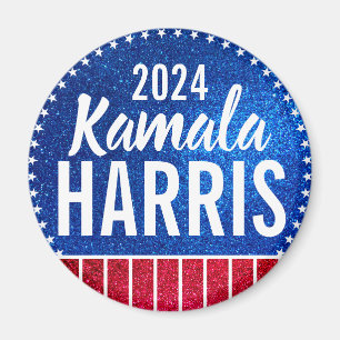 Support Kamala Harris 2024 Progress and Unity Magnet