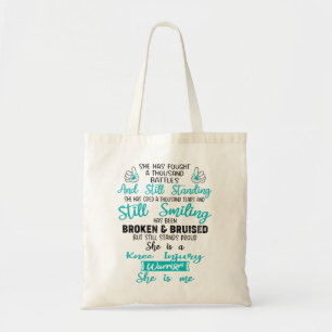 Support Knee Injury Warrior Gifts Tote Bag