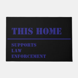 Support Law Enforcement Doormat