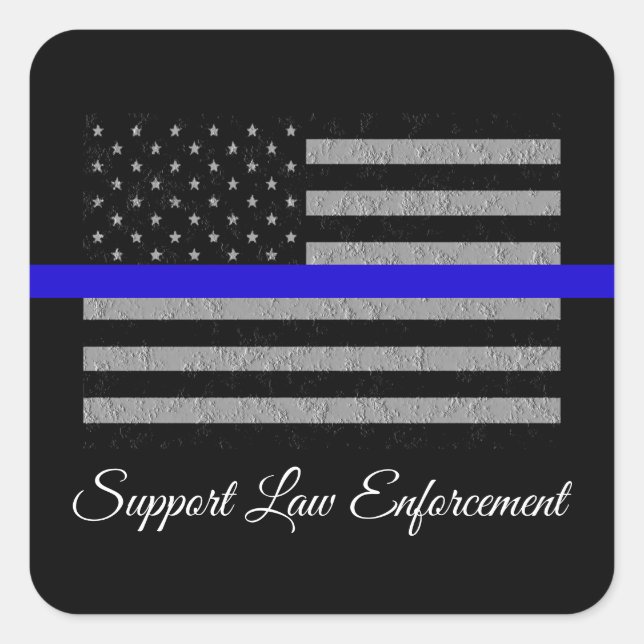 Support Law Enforcement STICKER (Front)