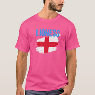 Support Lioness 2022 Women Football Soccer T-Shirt